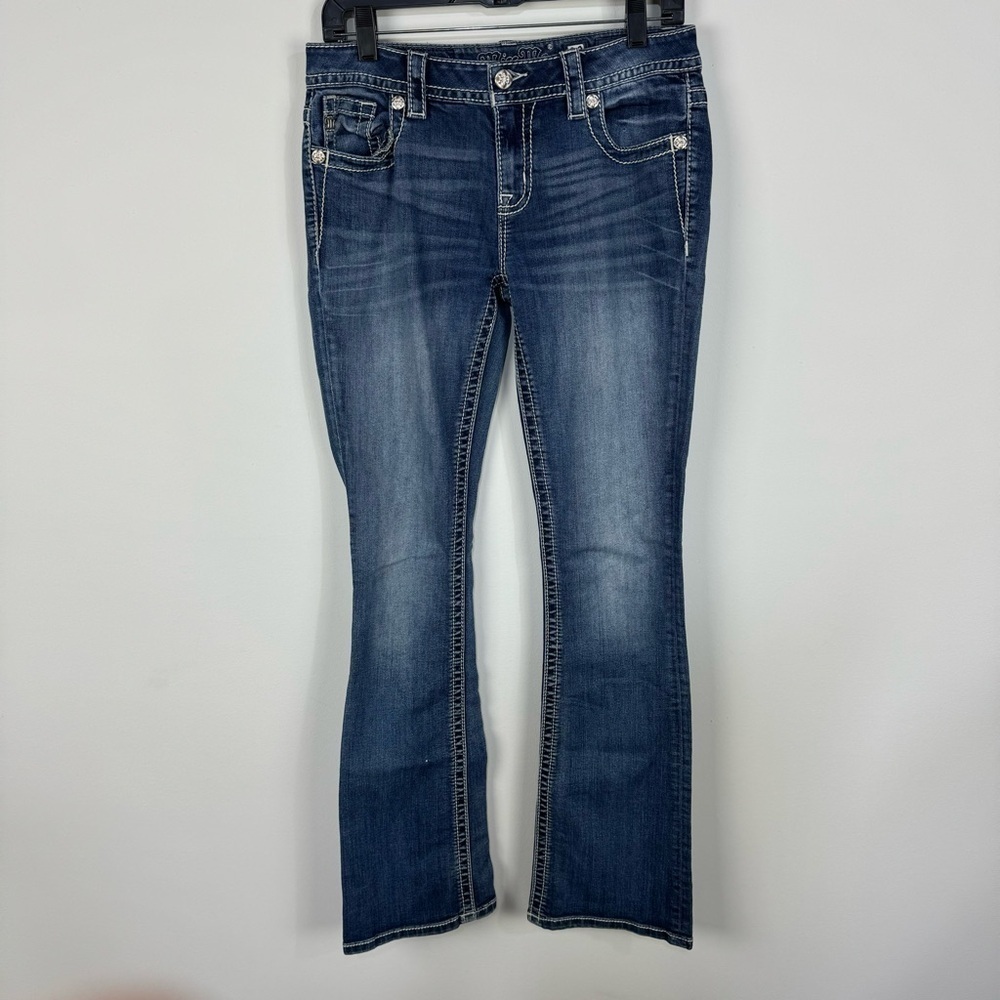 Miss Me Boot Cut Denim Jewel Western Jeans Rodeo